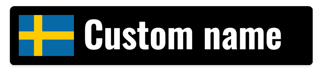 Custom name stickers easily