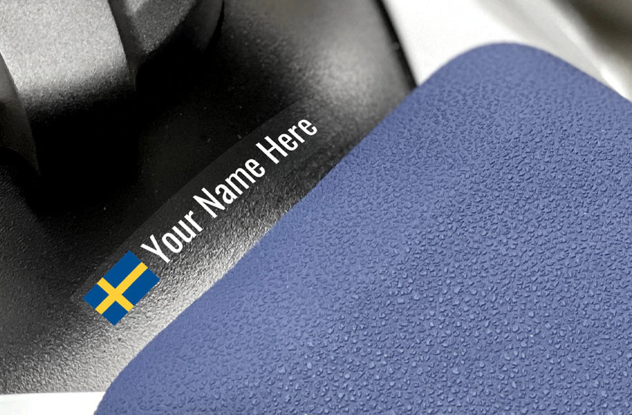 Rider Tags with Rwanda Flag