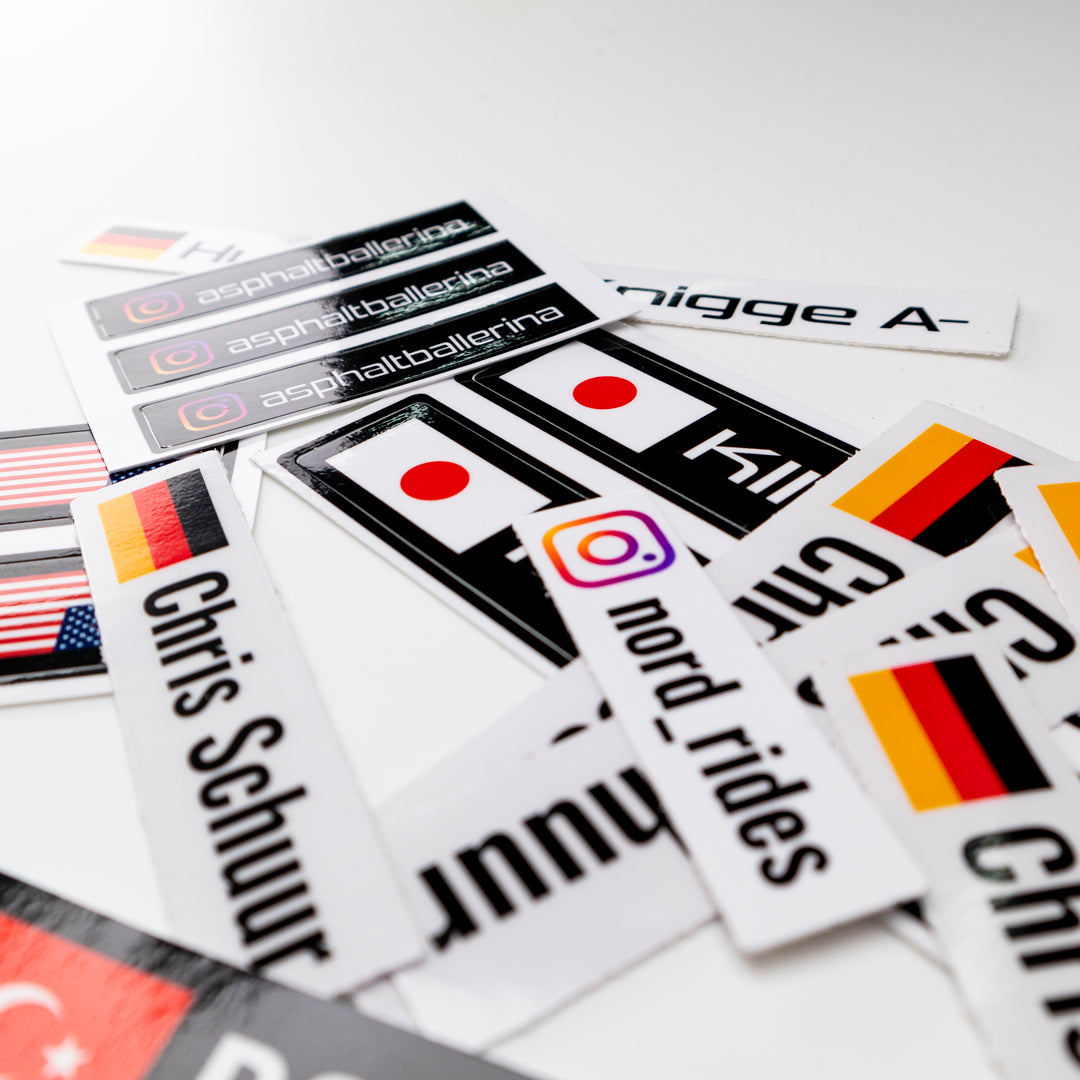Over Rider Tag Cycle name decals – Ridertags