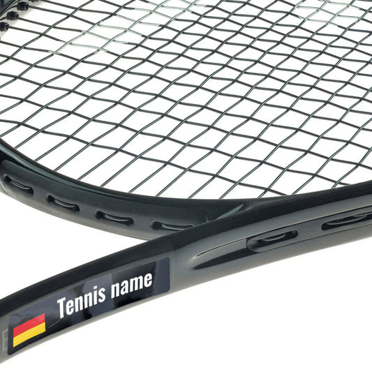 Tennisschläger-Aufkleber