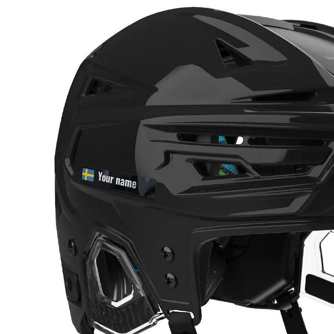 Hockey helmet sticker